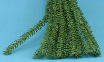 Dollhouse Miniature Canadian Pine Stem 12In X 12Mm, 15Pc